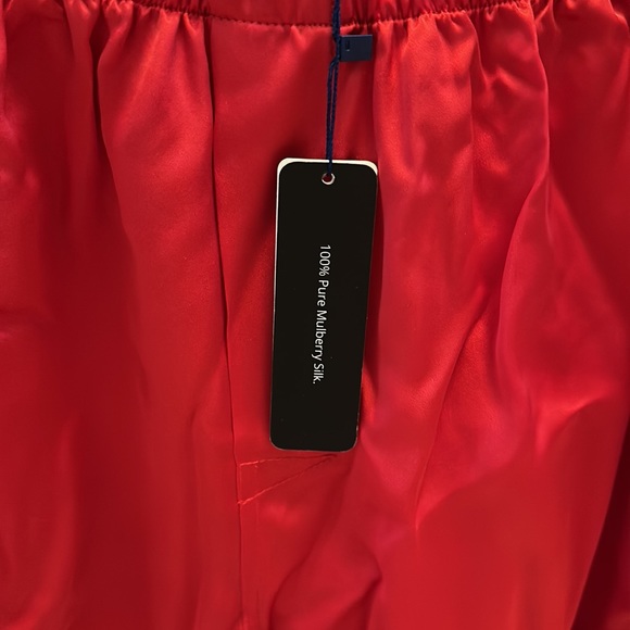 FISHERS FINERY Women's 100% Mulberry Silk Cami and Boxer Pajama Set - Picture 11 of 17